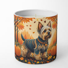 Load image into Gallery viewer, Silky Terrier Fall Decorative Soy Candle