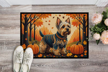 Load image into Gallery viewer, Silky Terrier Fall Doormat -  18x27 Decorative Floor Mat – Indoor/Outdoor Rug