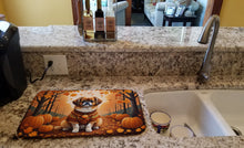 Load image into Gallery viewer, Tibetan Spaniel Fall Dish Drying Mat