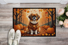 Load image into Gallery viewer, Tibetan Spaniel Fall Doormat - 24x36 Decorative Floor Mat – Indoor/Outdoor Rug with Artistic Flair