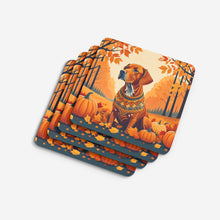 Load image into Gallery viewer, Vizsla Fall Foam Coaster