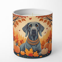 Load image into Gallery viewer, Weimaraner Fall Decorative Soy Candle