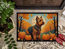Load image into Gallery viewer, Welsh Terrier Fall Doormat -  18x27 Decorative Floor Mat – Indoor/Outdoor Rug