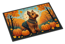 Load image into Gallery viewer, Welsh Terrier Fall Doormat -  18x27 Decorative Floor Mat – Indoor/Outdoor Rug