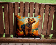 Load image into Gallery viewer, Welsh Terrier Fall Throw Pillow - 14x14 Decorative Pillow – Art for Your Home &amp; Patio