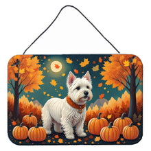 Load image into Gallery viewer, Westie Fall Wall or Door Hanging Prints