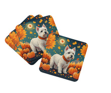Load image into Gallery viewer, Westie Fall Foam Coaster