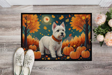 Load image into Gallery viewer, Westie Fall Doormat - 24x36 Decorative Floor Mat – Indoor/Outdoor Rug with Artistic Flair