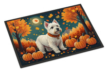 Load image into Gallery viewer, Westie Fall Doormat -  18x27 Decorative Floor Mat – Indoor/Outdoor Rug