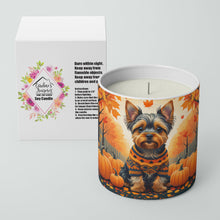 Load image into Gallery viewer, Yorkshire Terrier Fall Decorative Soy Candle