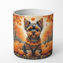 Load image into Gallery viewer, Yorkshire Terrier Fall Decorative Soy Candle
