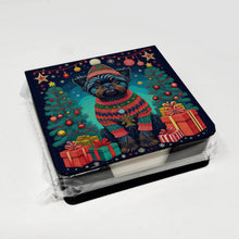 Load image into Gallery viewer, Affenpinscher Christmas PU Leather Note Paper Holder