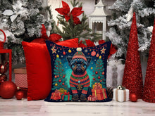 Load image into Gallery viewer, Affenpinscher Christmas Fabric Decorative Pillow