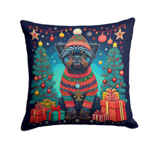Load image into Gallery viewer, Affenpinscher Christmas Fabric Decorative Pillow