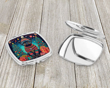 Load image into Gallery viewer, Affenpinscher Christmas Compact Mirror – Stylish Purse Mirror with Artistic Covers