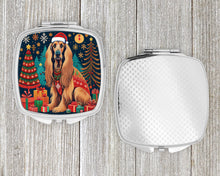 Load image into Gallery viewer, Afghan Hound Christmas Compact Mirror – Stylish Purse Mirror with Artistic Covers