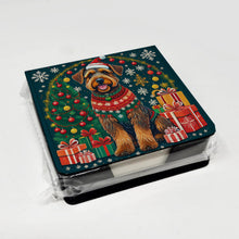Load image into Gallery viewer, Airedale Terrier Christmas PU Leather Note Paper Holder