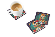 Load image into Gallery viewer, Akita Christmas Coasters - Set of 4 Lightweight Foam, Absorbent Drink Coasters