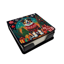Load image into Gallery viewer, Australian Shepherd Christmas PU Leather Note Paper Holder