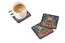 Load image into Gallery viewer, Australian Terrier Christmas Coasters - Set of 4 Lightweight Foam, Absorbent Drink Coasters