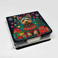 Load image into Gallery viewer, Australian Terrier Christmas PU Leather Note Paper Holder