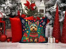 Load image into Gallery viewer, Australian Terrier Christmas Fabric Decorative Pillow