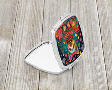 Load image into Gallery viewer, Australian Terrier Christmas Compact Mirror – Stylish Purse Mirror with Artistic Covers