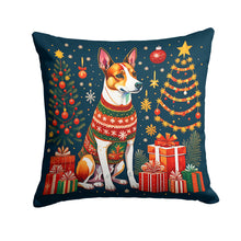 Load image into Gallery viewer, Basenji Christmas Throw Pillow - 14x14 Decorative Pillow – Art for Your Home &amp; Patio