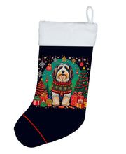 Load image into Gallery viewer, Bearded Collie Christmas Christmas Stocking