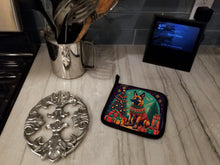 Load image into Gallery viewer, Belgian Malinois Christmas Pot Holders - Set of 2 Decorative Kitchen Helpers | Made in the USA