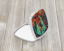 Load image into Gallery viewer, Belgian Malinois Christmas Compact Mirror – Stylish Purse Mirror with Artistic Covers