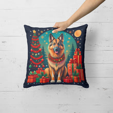 Load image into Gallery viewer, Belgian Tervuren Christmas Throw Pillow - 14x14 Decorative Pillow – Art for Your Home &amp; Patio