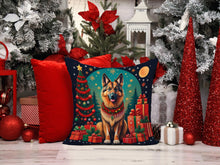 Load image into Gallery viewer, Belgian Tervuren Christmas Throw Pillow - 14x14 Decorative Pillow – Art for Your Home &amp; Patio