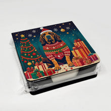 Load image into Gallery viewer, Bloodhound Christmas PU Leather Note Paper Holder