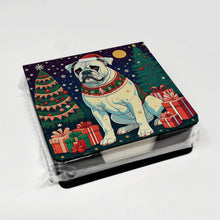 Load image into Gallery viewer, White Boxer Christmas PU Leather Note Paper Holder
