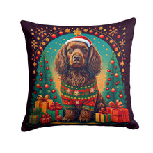 Load image into Gallery viewer, Boykin Spaniel Christmas Throw Pillow - 14x14 Decorative Pillow – Art for Your Home &amp; Patio