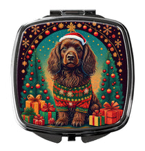 Load image into Gallery viewer, Boykin Spaniel Christmas Compact Mirror – Stylish Purse Mirror with Artistic Covers