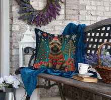Load image into Gallery viewer, Cairn Terrier Christmas Fabric Decorative Pillow