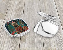 Load image into Gallery viewer, Cairn Terrier Christmas Compact Mirror – Stylish Purse Mirror with Artistic Covers
