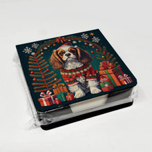 Load image into Gallery viewer, Cavalier King Charles Spaniel Christmas PU Leather Note Paper Holder