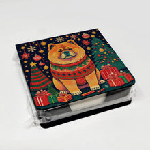 Load image into Gallery viewer, Chow Chow Christmas PU Leather Note Paper Holder