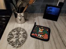 Load image into Gallery viewer, Corgi Christmas Pot Holders - Set of 2 Decorative Kitchen Helpers | Made in the USA