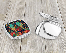 Load image into Gallery viewer, Doberman Pinscher Christmas Compact Mirror – Stylish Purse Mirror with Artistic Covers