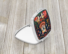 Load image into Gallery viewer, English Bulldog Christmas Compact Mirror – Stylish Purse Mirror with Artistic Covers