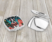 Load image into Gallery viewer, French Bulldog Christmas Compact Mirror – Stylish Purse Mirror with Artistic Covers
