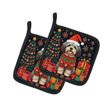 Load image into Gallery viewer, Havanese Christmas Pot Holders - Set of 2 Decorative Kitchen Helpers | Made in the USA