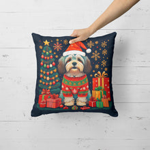Load image into Gallery viewer, Havanese Christmas Throw Pillow - 14x14 Decorative Pillow – Art for Your Home &amp; Patio