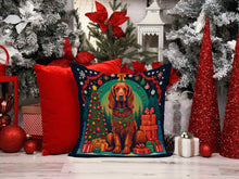 Load image into Gallery viewer, Irish Setter Christmas Throw Pillow - 14x14 Decorative Pillow – Art for Your Home &amp; Patio