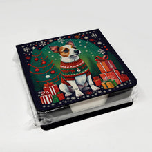 Load image into Gallery viewer, Jack Russell Terrier Christmas PU Leather Note Paper Holder