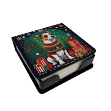 Load image into Gallery viewer, Jack Russell Terrier Christmas PU Leather Note Paper Holder